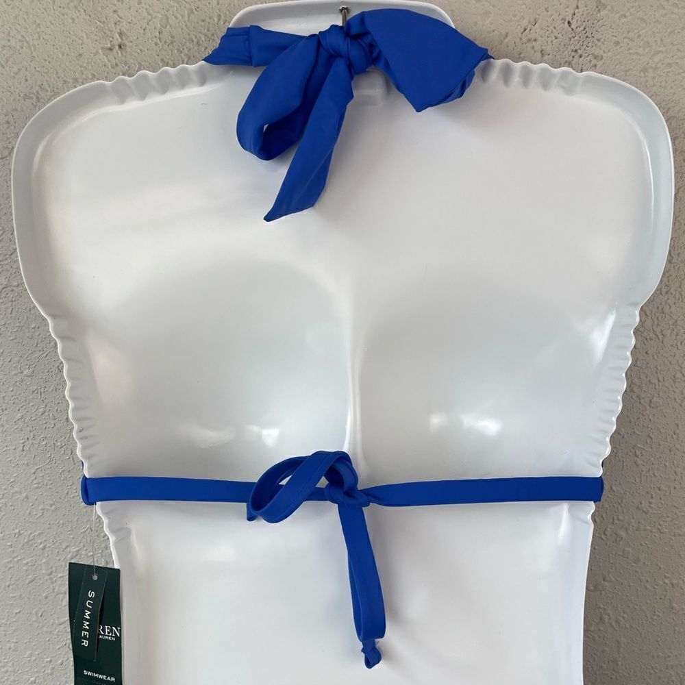 NWT Lauren Ralph Lauren Bikini Top Sizes 4, 6, 8, 10, or 16 - Picture 2 of 3